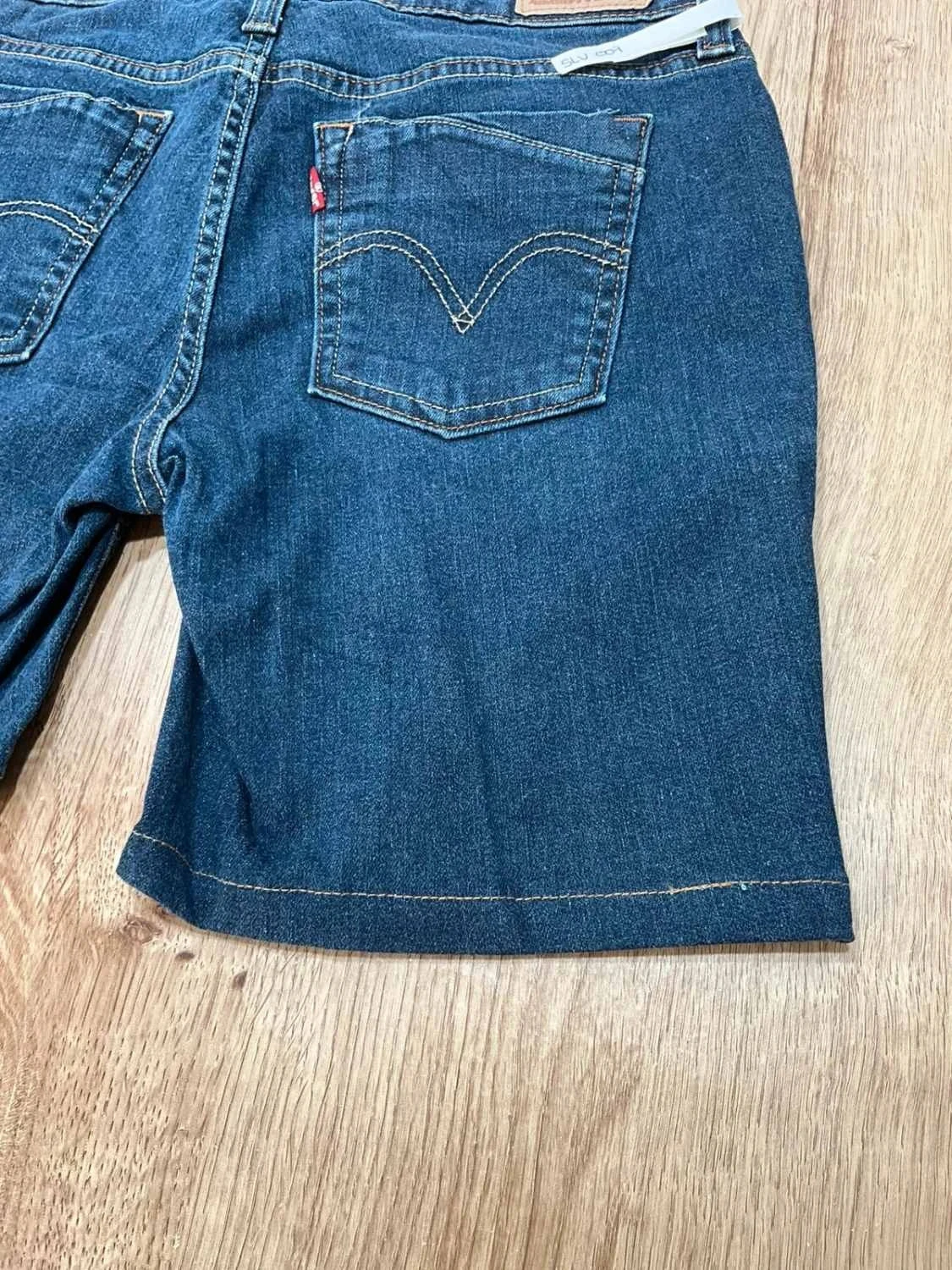 Short Levi's 4 - W27 femme 99% Coton Bleu foncé Slv007 – photo 6